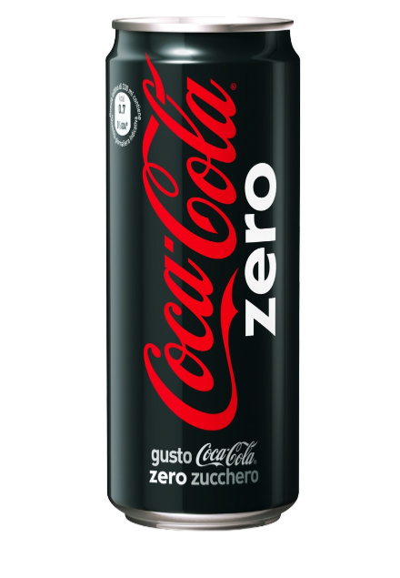 BIBITE COCA COLA ZERO cl. 33 x 24 LATTINA SLEEK
